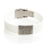 Sport ID bracelet White