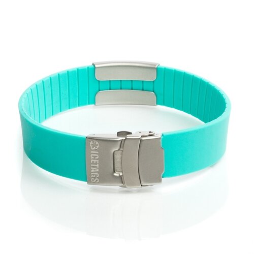 Icetags Icetags noodgevallen armband Turquoise