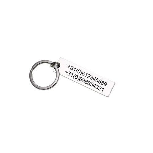 Icetags Key chain personalized