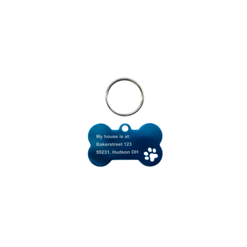 Icetags Dog tag with name and adress