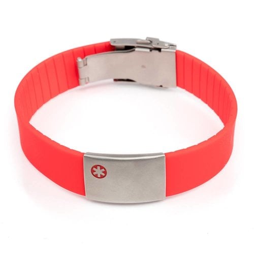 Icetags SOS armband medische Rood