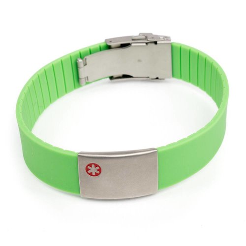 Icetags Sport medical ID bracelets Green
