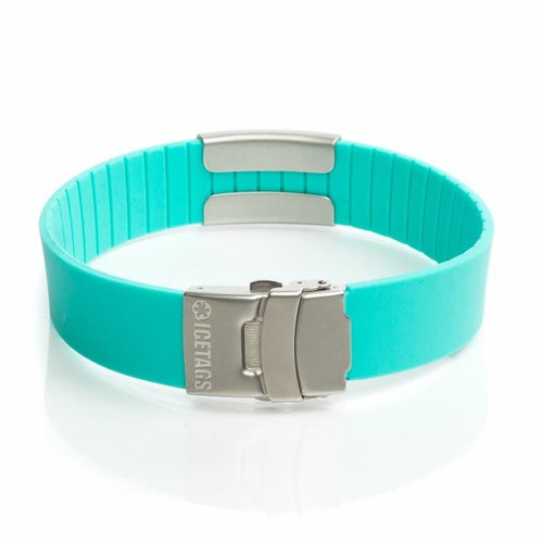 Icetags Medical ID bracelet Turquoise