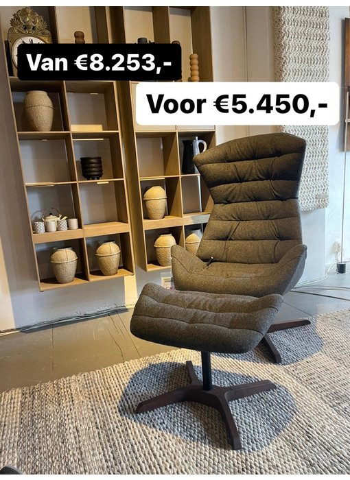 Thonet Fauteuil 808 en poef 808H