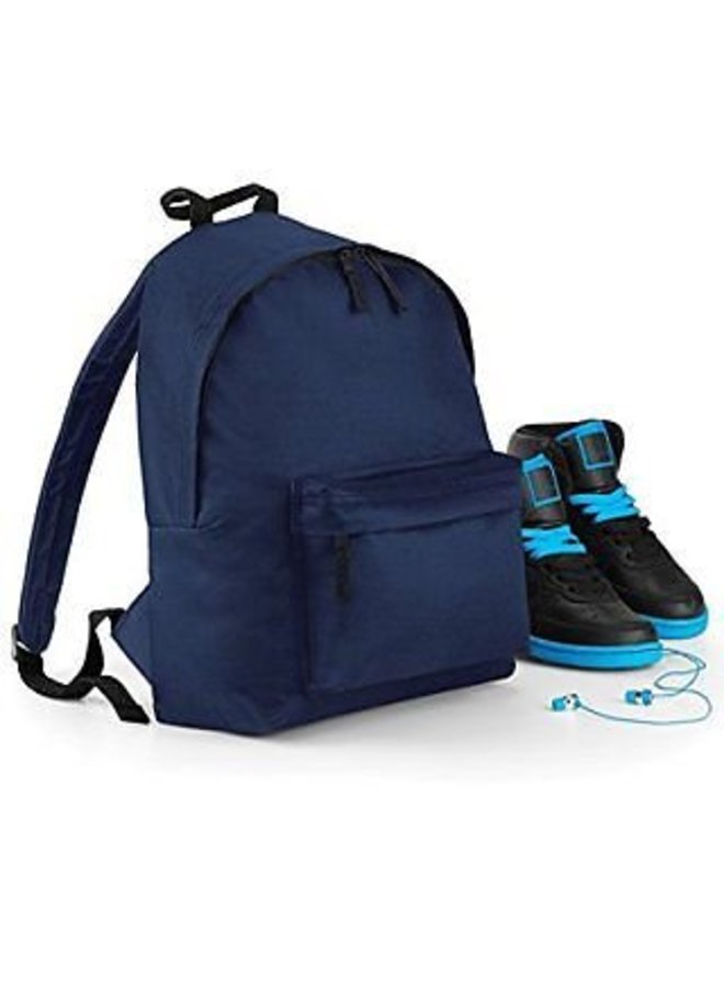 Junior backpack with Monogram print and name