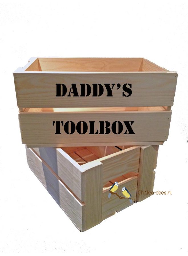 Toolbox father's day with your own text