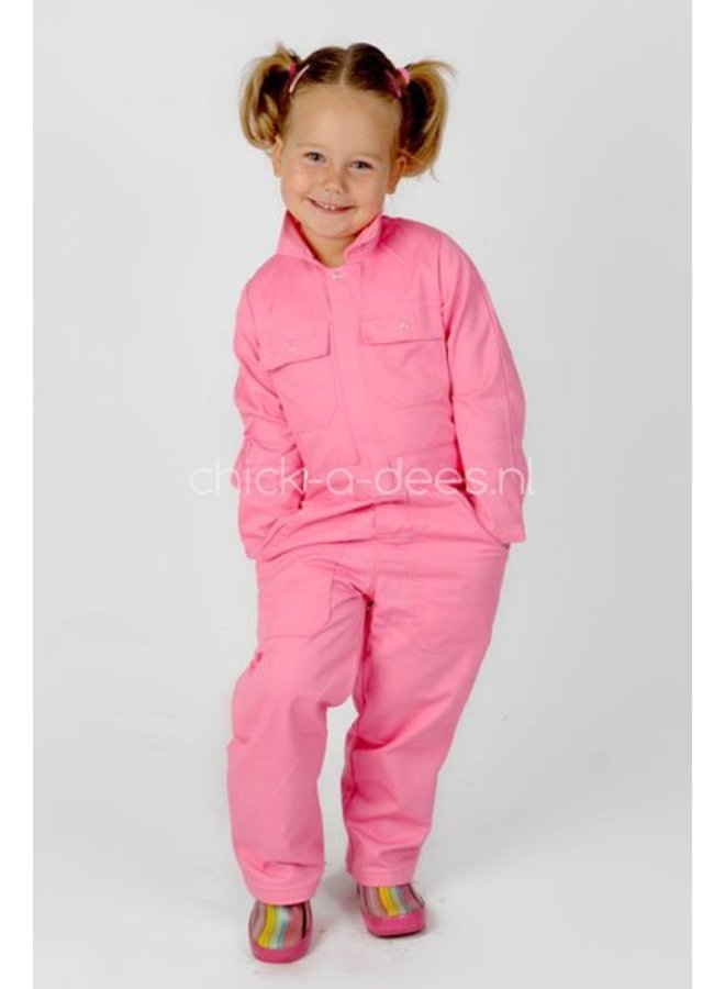 Kinderoverall roze