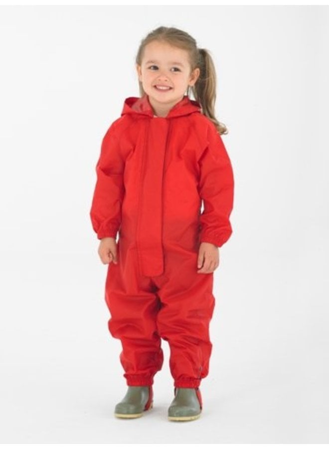 Waterproof overall, regenoverall - rood KDV & BSO