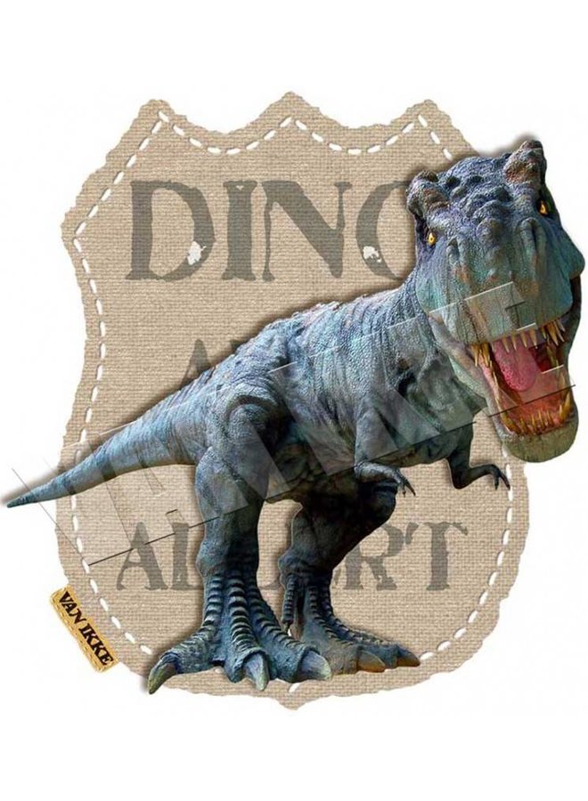 Strijkapplicatie Dino Alert