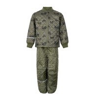 thumb-Quilted thermo set jacket and pants with tractor print| 110-128-1