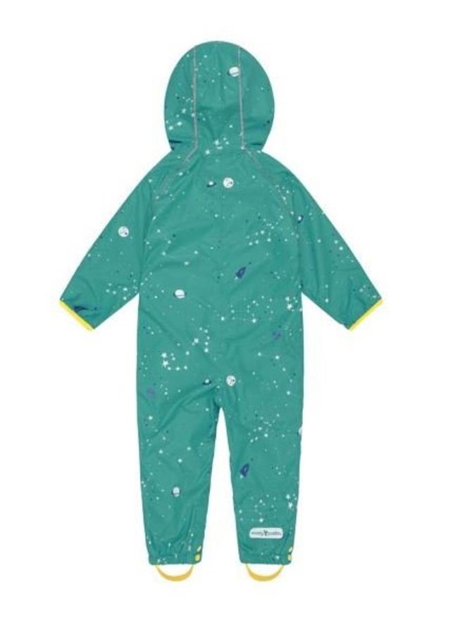 Lined rain suit ECOSPLASH, Universe | 0-6 months