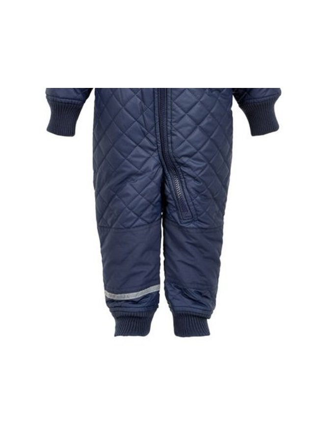 Water-repellent thermo children's overall - dark blue