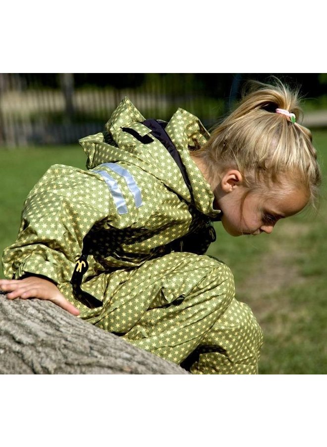 Duurzaam kinderregenpak  - Funky Green