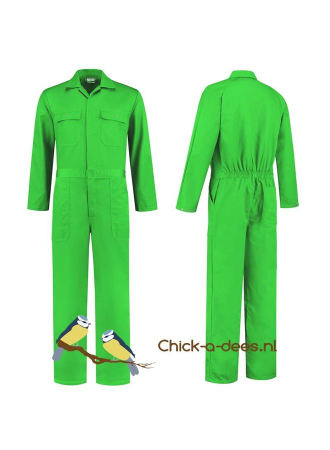 Kinderoverall limegroen| appelgroen