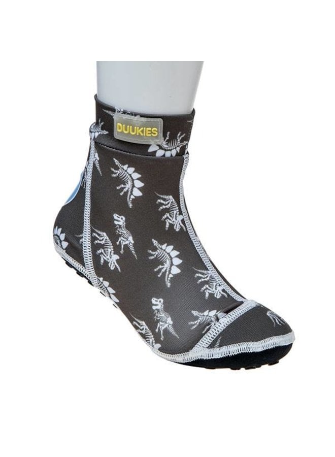 Beachsock- Dino Grey White