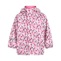 thumb-Children's raincoat in pink with butterflies and flowers 70-140-1