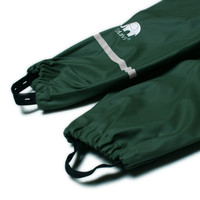 thumb-Dark green children's rain pants 110-140-3