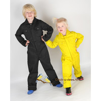 thumb-Kinderoverall bedrukt met cementwagens-3