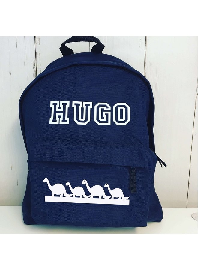 Junior backpack with name dinos