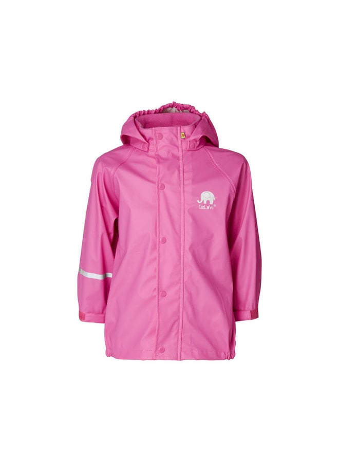 Waterdichte roze regenjas  | 80-140