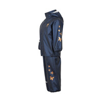 thumb-Kinderregenpak Metallic | Vlinders| navy| 80-120-3