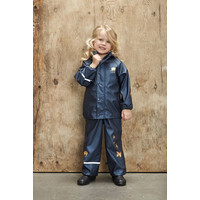 thumb-Kinderregenpak Metallic | Vlinders| navy| 80-120-1