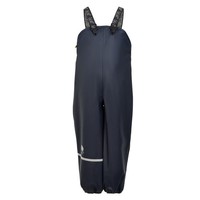thumb-Fleece lined children's rain pants | Navy | 80-140-1