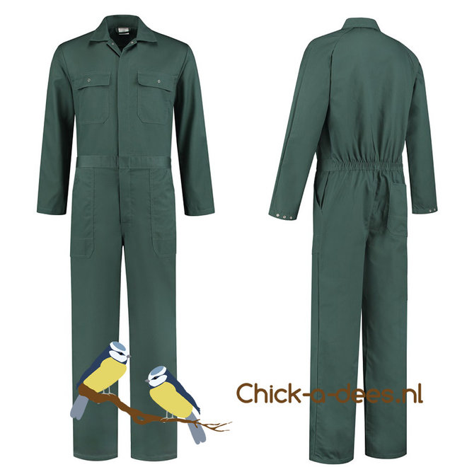 Children's overalls with Farm Life print Chickadees