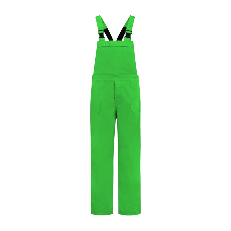 Lime green dungarees, overalls Chickadees