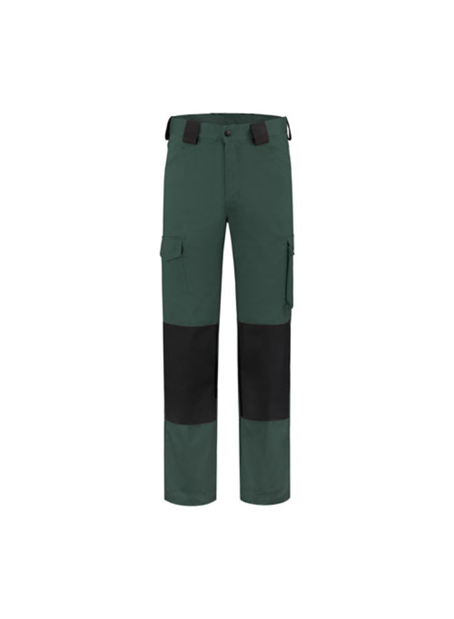 Worker, work pants cotton- green//black