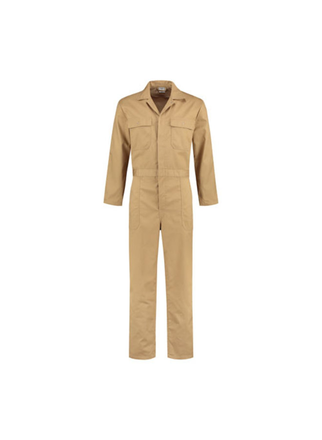 Sand colored, khaki overall for men and women