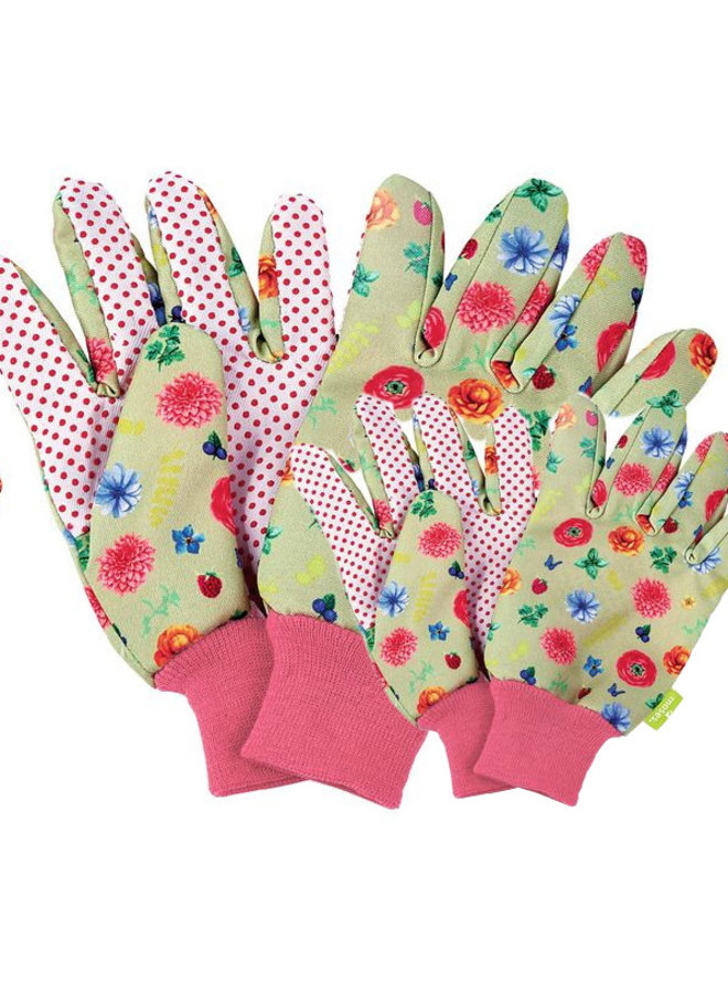 Twinning tuinhandschoenen set kind + volwassene