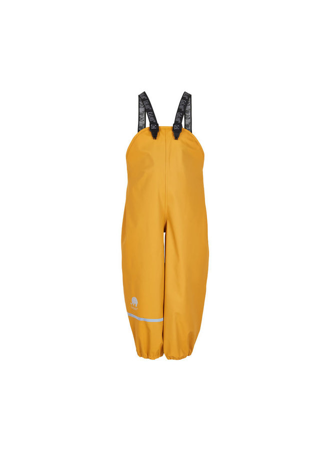 Children's rain pants with suspenders | Mineral Yellow | 70-100