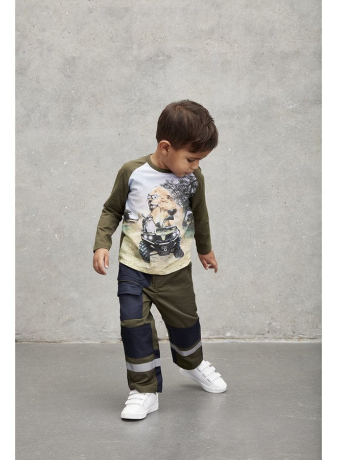 STONE ISLAND JUNIOR Cargo Trousers Navy Blue for boys | NICKIS.com