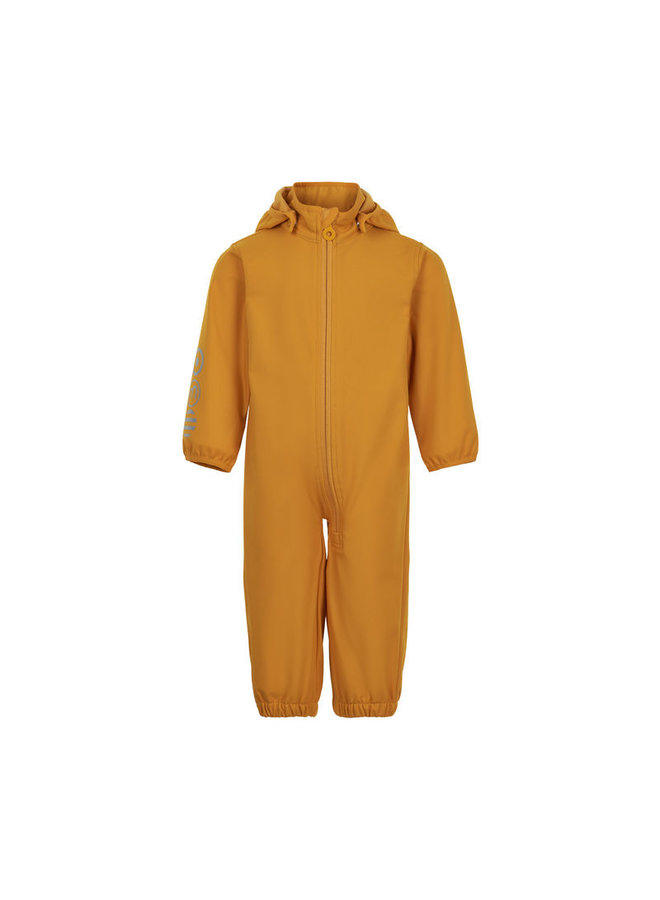 Softshell jumpsuit  | maat 74-98| golden orange