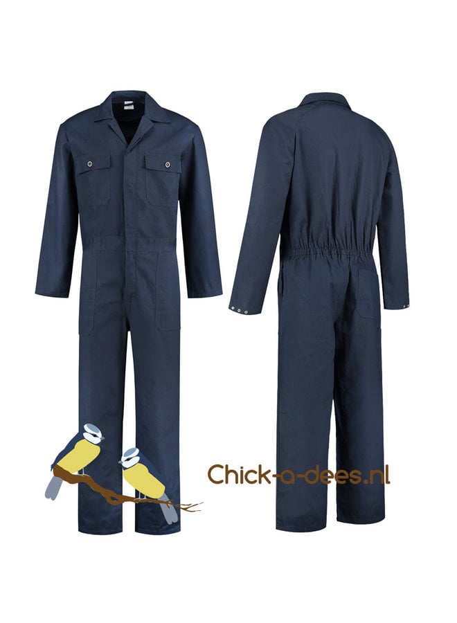 Coverall with tractor, tire tracks and name