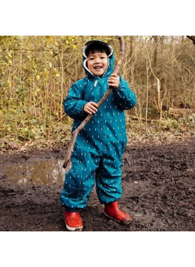 3-in-1 Ravotters buitenpak Teal Raindrop | 0-6 jaar