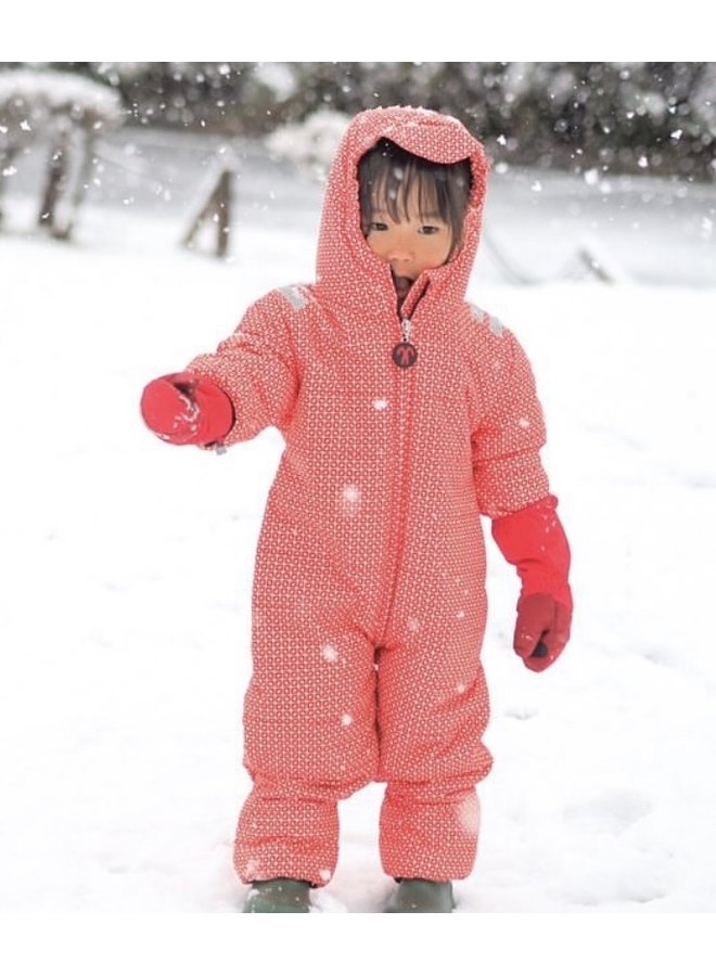 Baby Snowsuit Funky Red | size 80-92