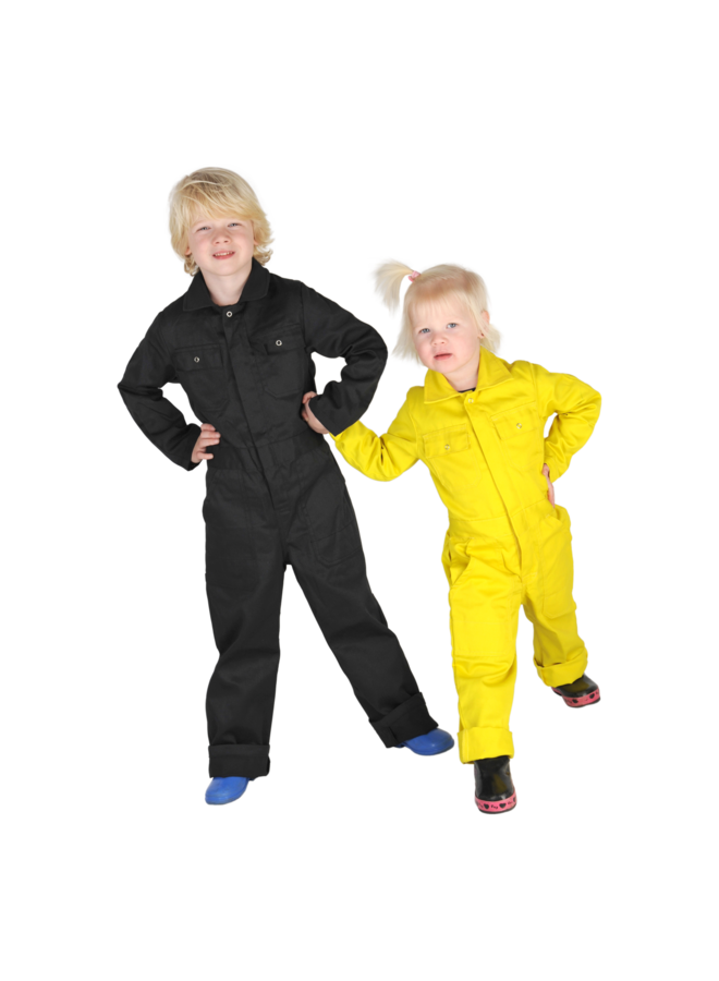 Kraamkrat met naam | kinderoverall & klompen | diverse kleuren