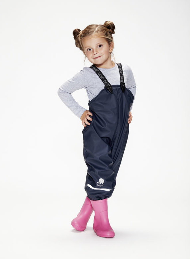 Navy children's rain pants, model 