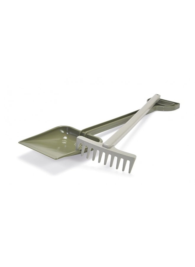 Set of shovel and rake | 100% recycled materials