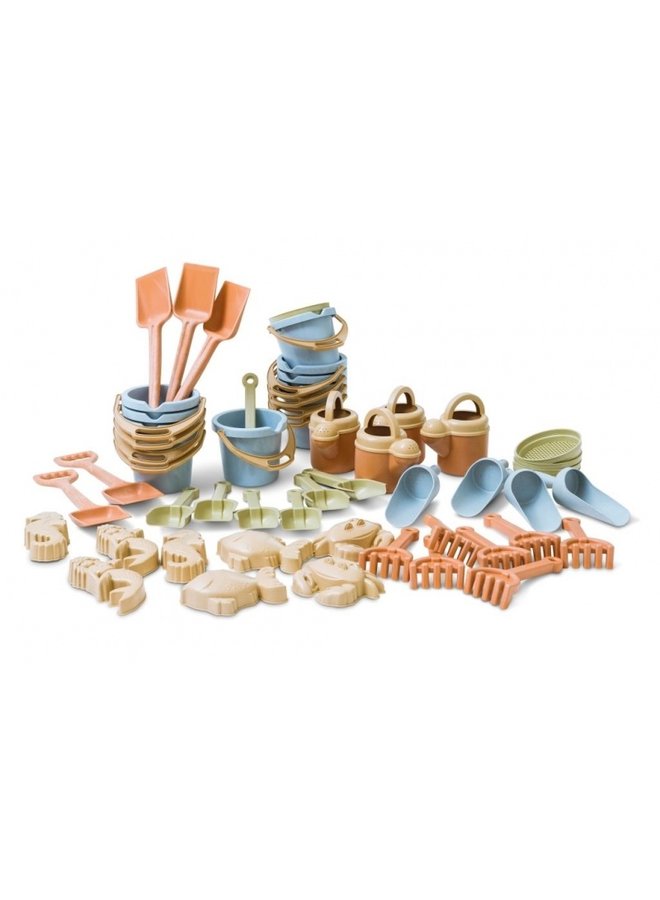 Bio plastic zandbak set | 50 delen