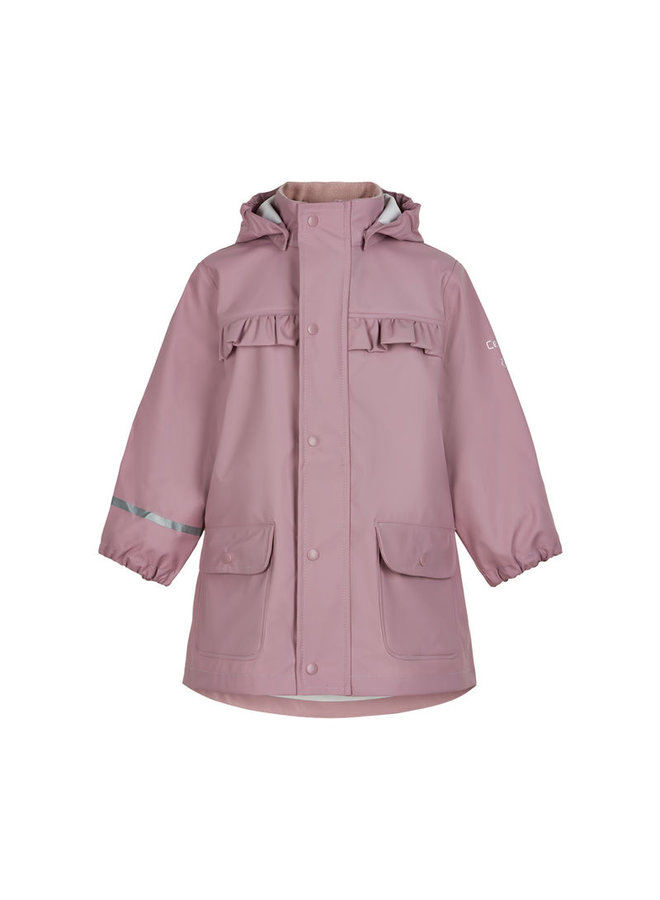 Sustainable children's raincoat | Mauve Shadow | Uni