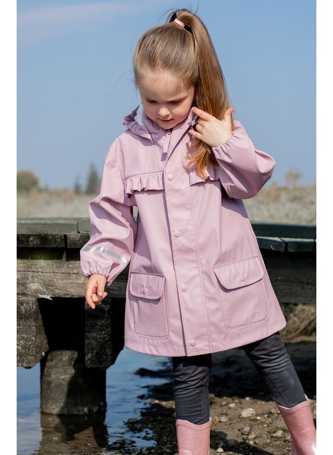 Pink / purple children's raincoat | Mauve Shadow