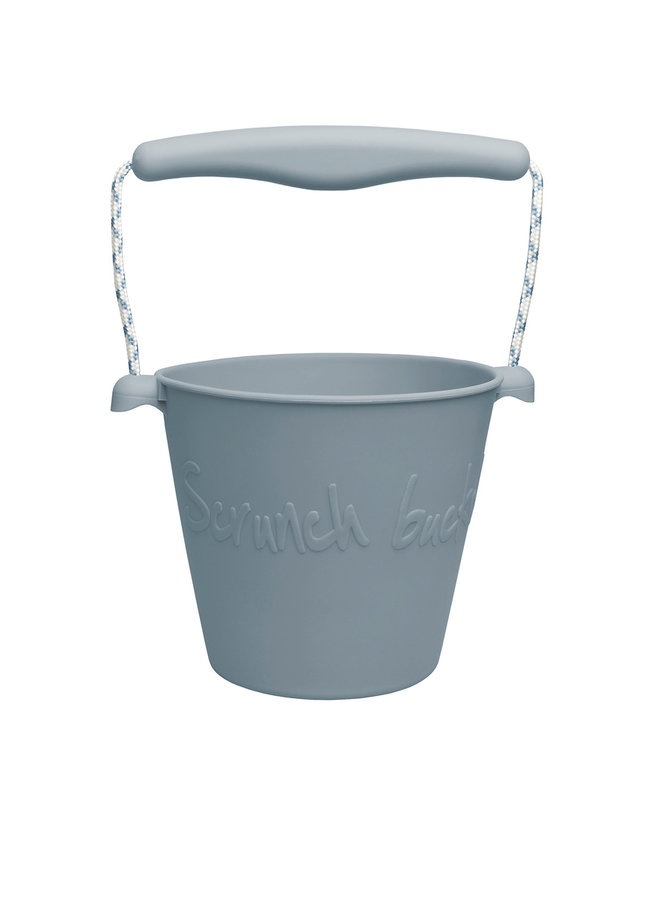 Silicone child bucket | duck egg blue | foldable