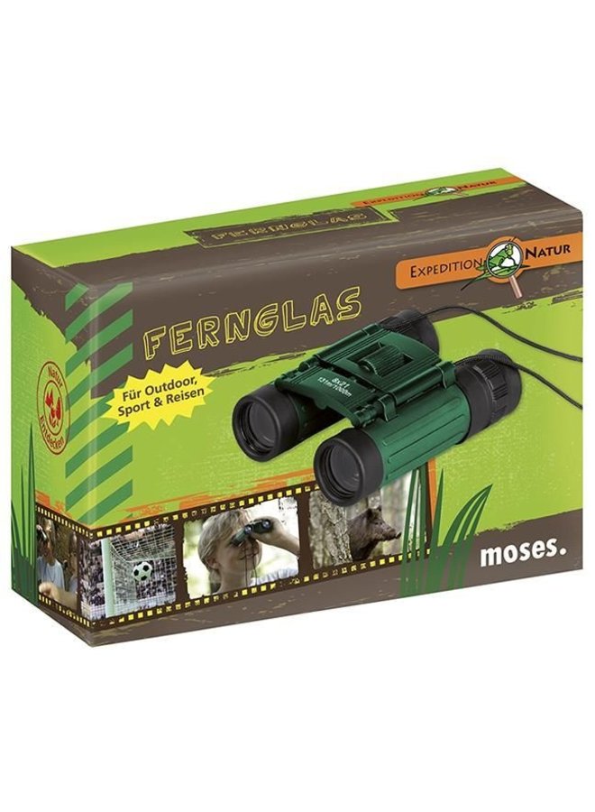 Binoculars for children and adults in protective cover