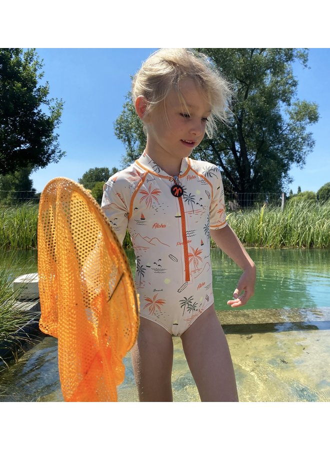 UV resistant swimsuit with sleeves| Waikiki| 4-12 years