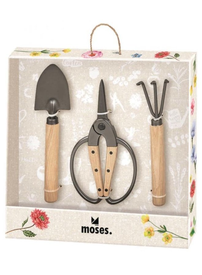 Set tuingereedschap in cadeau verpakking