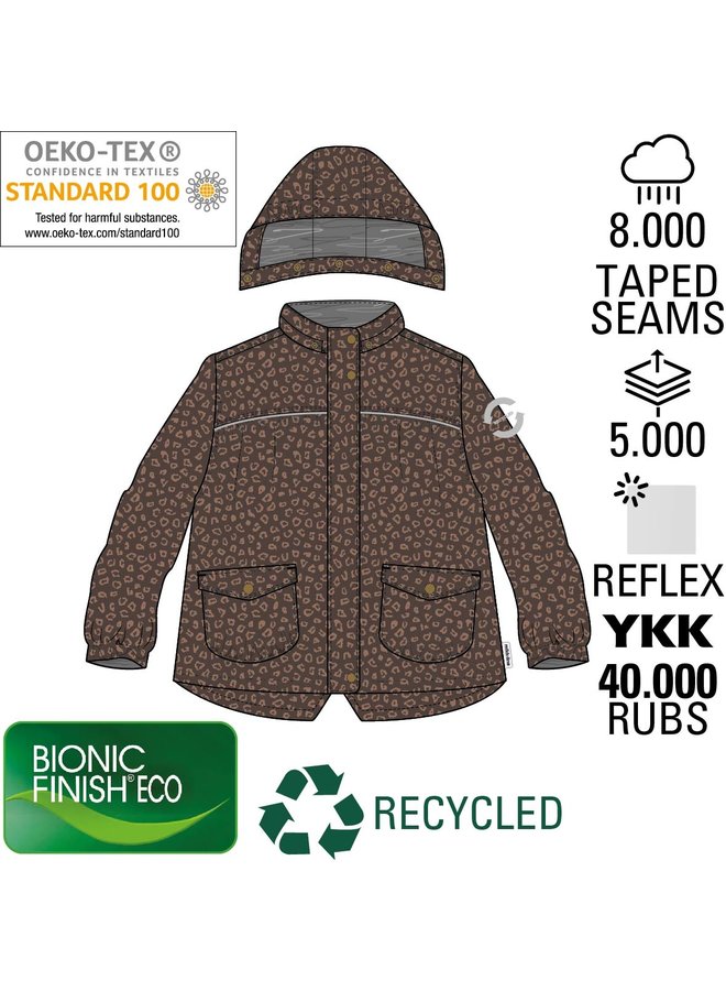 ♻️Baby winter coat | Chocolate Gold | waterproof