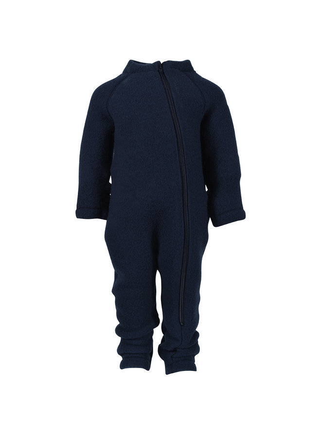 Wool jumpsuit child | navy blue | size 56-104